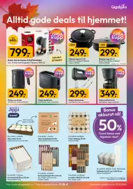 Gigaboks kundeavis uke 40 Side 2: Støpejernsgryte 4 l €299,00, Kronelys farget 20 cm 10 stk €69,90
