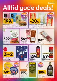 Gigaboks kundeavis uke 40 Side 3: Bacon skivet 500 g €99,90, Olivenolje Extra Virgin 2 l €189,00