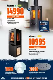 Obs Bygg kundeavis Side 12: ADURO GLASSGULVPLATE, HALVMÅNE INKL BUNNPLATE €1.990,00, VISIONLINE HOME S40-3 PEISOVN €10.995,00