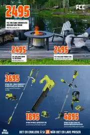 Obs Bygg kundeavis Side 15: FCC VOLCANO SMOKELESS MEDIUM BÅLTØNNE €2.495,00, FCC VOLCANO BORD TIL BÅLTØNNE €2.495,00
