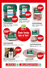 Spar kundeavis uke 40 Side 6: Lammelår €189,00, Lammebog €179,00