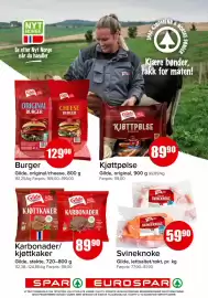 Spar kundeavis uke 40 Side 8: Burger €129,00, Karbonader/kjøttkaker €89,90