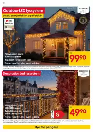 Rusta kundeavis uke 40 Side 10: Decoration Led lyssystem €49,90, Outdoor LED lyssystem €99,90