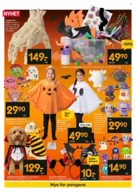 Rusta kundeavis uke 40 Side 7: Perlesett XL €29,90, Poncho, barn Halloween €49,90
