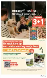 Tom&Co folder Pagina 7: DOGCHEF Tom & Co 100% VERS & NATUURLIJK 0% % KUNSTMATIGE ADDITIEVEN ZACHT GEGAARD PROMO 3+1 Verse