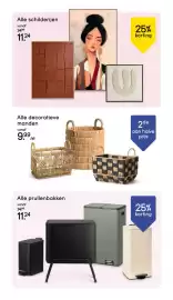 Leen Bakker folder week 40 Pagina 12: Decoratieve manden €9,99, Alle schilderijen €11,24