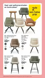 Leen Bakker folder week 40 Pagina 4: Eetkamer-stoel Gijs €44,99, Eetkamerstoel Saar €69,50