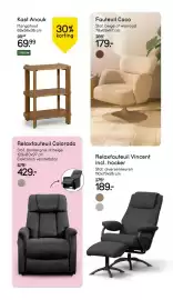 Leen Bakker folder week 40 Pagina 7: Relaxfauteuil Colorado €429,00, Kast Anouk €69,99