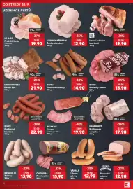 Kaufland leták týden 40 Strana 14: Bivoj Inovecký salám €13,90, Bivoj opavské klobásy €14,90