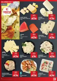 Kaufland leták týden 40 Strana 18: Delika salát coleslaw €8,90, Krevety uzené €69,90