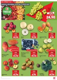 Kaufland leták týden 40 Strana 2: Sanfucar borůvky premium kanadské €49,90, Mango vyzrálé na stromě €34,90