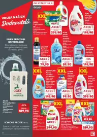 Kaufland leták týden 40 Strana 26: Coccolino tekutý avivážní prostředek €149,90, Rex prací gel/kapsle/prášek €189,90