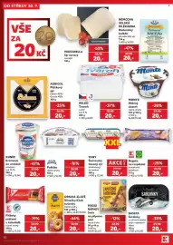 Kaufland leták týden 40 Strana 30: Monte mléčný dezert €20,00, Milko Tvaroh €20,00