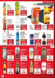 Kaufland leták týden 40 Strana 39: Gemerka botanica minerální voda ochucená €13,90, Dobrá voda €11,90
