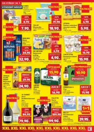 Kaufland leták týden 40 Strana 8: Dr. Oetker Naturamyl pudding €490,00, Holba šerák €15,90