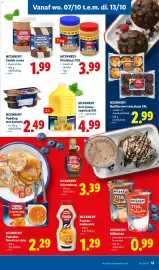 Lidl folder week 41 Pagina 15: Mcennedy pindakaas xxl €3,99, Mcennedy pannenkoekenmix €1,29