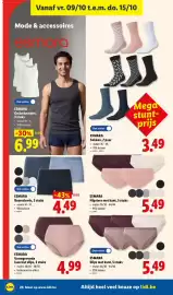 Lidl folder week 41 Pagina 26: Hipsters met kant €5,49, Boxershorts, 3 stuks €4,49