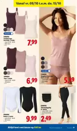 Lidl folder week 41 Pagina 27: Geribde tops met kant €7,99, Esmara tops €6,99