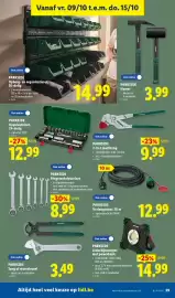 Lidl folder week 41 Pagina 29: Tang of moersleutel €3,49, 2-in-1 multitang €9,99