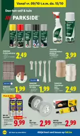 Lidl folder week 41 Pagina 30: 3M Duct tape €2,99, Parkside kabelbinderset €1,99