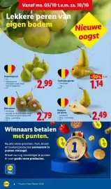 Lidl folder week 41 Pagina 4: Qtee-peren €2,79, Ready to eat-peren €2,49