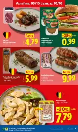 Lidl folder week 41 Pagina 7: Konijnfiletrollades €9,99, Varkenshaasje met truffel €5,99