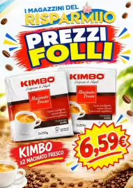 Volantino Magazzini del Risparmio settimana 40 Pagina 11: Kimbo macinato fresco €6,59