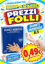 Volantino Magazzini del Risparmio settimana 40 Pagina 15: Guanti monouso €0,49