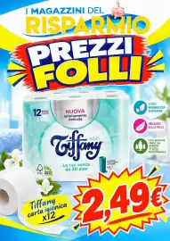 Volantino Magazzini del Risparmio settimana 40 Pagina 4: Tiffany carta igienica €2,49