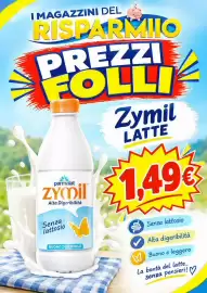 Volantino Magazzini del Risparmio settimana 40 Pagina 9: Zymil latte €1,49