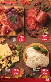 Catalog Kaufland săptămâna 40 Pagină 16: Noel Jambon Serrano €7,49, Lacto Fresh brânză frământată de vacă de Teaca €3,49