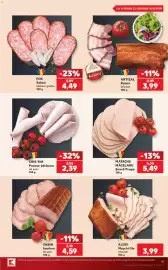 Catalog Kaufland săptămâna 40 Pagină 31: Aldis Mușchi file afumat €3,99, Cris-tim parizer țărănesc de porc €2,39