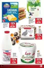 Catalog Kaufland săptămâna 40 Pagină 36: Lacto Fresh Smântână €9,99, Ovo Farm Ouă de prepeliță €6,99
