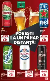 Catalog Kaufland săptămâna 40 Pagină 56: Peroni Nastro Azzurro €3,99, Tuborg Bere blondă €3,49