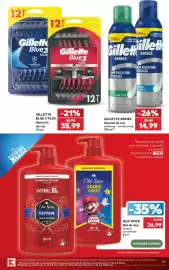 Catalog Kaufland săptămâna 40 Pagină 65: Gillette blue 3 plus €35,99, Gillette Series Spumă de ras €14,99