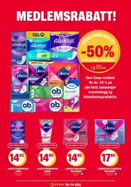 Coop Extra kundeavis uke 40 Side 30: LIBRESSE BIND NORMAL MED VINGER €14,95, ALWAYS TRUSEINNLEGG STRING €14,95