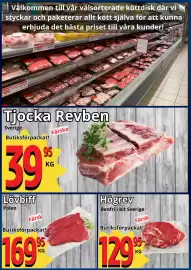 Supergrossen reklamblad vecka 40 Sida 3: Tjocka Revben €39,95, Högrev €129,95
