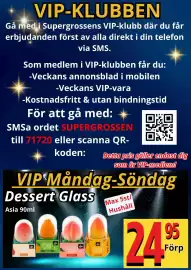 Supergrossen reklamblad vecka 40 Sida 8: Dessert Glass, Medlemspris