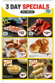 IGA catalogue Page 2: Middle Bacon Rashers €13,00, Cabanossi €12,50
