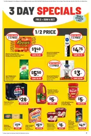 IGA catalogue Page 3: Lotus Biscoff Spread Crunchy 380g or Smooth 400g €5,00, Reese’s Chocolate €1,40