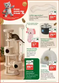 Catalogue Maxi Zoo semaine 40 page 6: AniOne Griffoir vague €10,99, More Lifestylepets Fontaine à eau €29,99