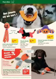 Catalogue Maxi Zoo semaine 40 page 7: Fuzzyard Peluche Tarantina The Spider €14,99, Fit+Fun Peluche Diable €5,99