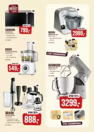 Skousen tilbudsavis Side 3: Samsung mikrobølgeovn MS23K3523AS €799,00, Bosch røremaskine MUM5XL74 €2.999,00
