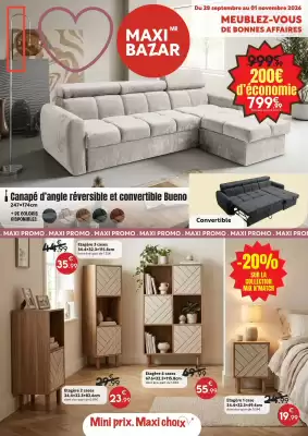 Maxi Bazar (valable jusqu'au 1-11)