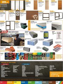 BUCO catalogue Page 8: Pine BB Door 813 x 2032mm €1.199,00, Aluminium Window 900 x 900mm 1 Vent Top Hung Bronze €999,00