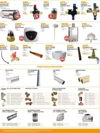 BUCO catalogue Page 7: Copper Tube 15mm x 5.5m €399,00, Multi Layered Pipe (PEX) 22mm x 100m €2.399,00