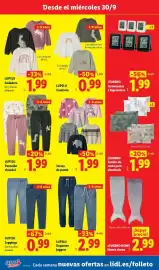 Folleto Ocine Página 4: Lupilu - pantalón chandal €1,99, Lupilu - lupillu camiseta €0,99