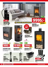 Bauhaus reklamblad Sida 12: KAMINSTÄLL GNISTA 3 DELAR €149,00, SKORSTEN GRUNDPAKET
