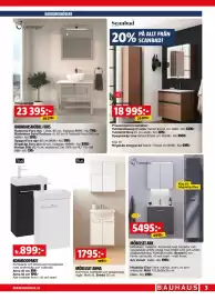 Bauhaus reklamblad Sida 3: BADRUMSMÖBEL FORS €23.395,00, KOMMODPAKET