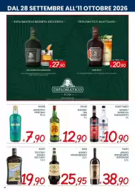 Volantino Zona Pagina 18: Amaro Montenegro €25,95, Whisky J&B Rare €12,90